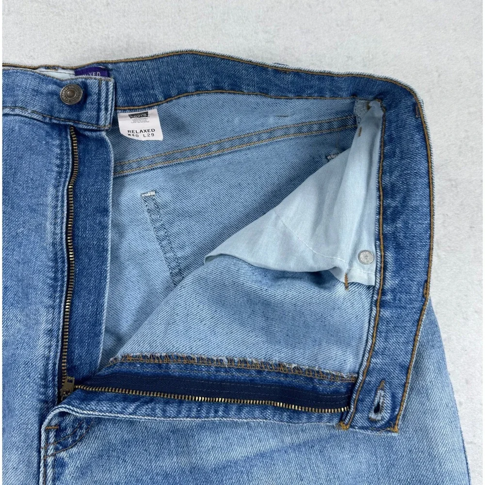 Levis Signature 540 Relaxed Fit Jeans Mens 40x29 Blue USA Made Vintage